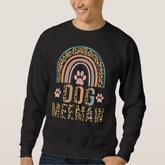 Sudadera Día de la Madre Arcoiris Leopardo Perro Paw Perro 