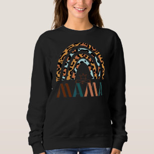 Sudadera Día de la Madre Boho Arcoiris Mamá mamá mamá mamá