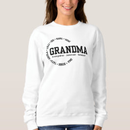 Sudadera Día de la Madre de la GRANDMA Nana Mimi Gigi