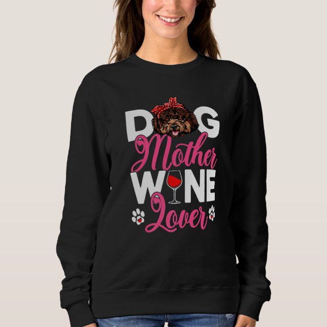 Sudadera Día de la madre de perro caniche 1 (Anverso)