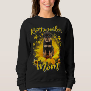 Sudadera Día de la madre de un perro de girasol femenino