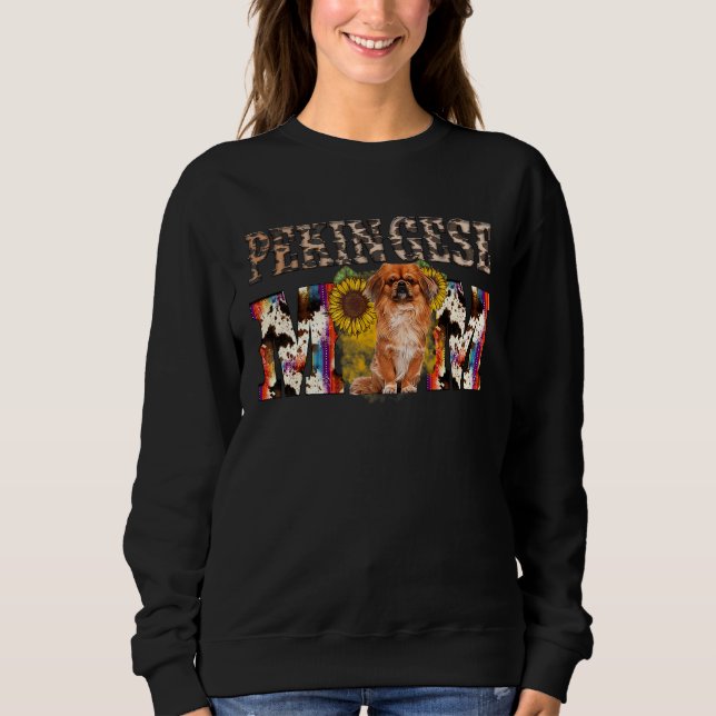 Sudadera Día de la Madre del Girasol Occidental (Anverso)