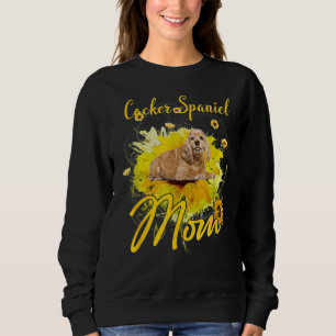 Sudadera Día de la madre del perro del perro del girasol