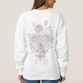 Sudadera día de la madre floral lila