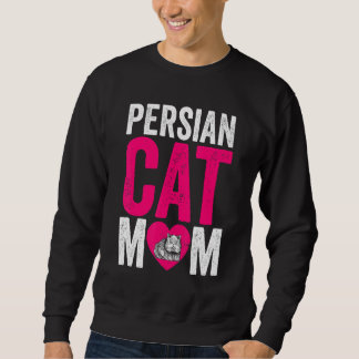 Sudadera Día de la Madre Gato Mamá Gato Padre de Pelo Gato