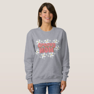 Sudadera Día de la Madre Groovy Mamá Margarita   