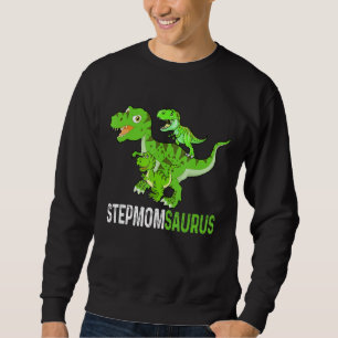 Sudadera Día de la Madre Stepmomsaurus T rex Dinosaur Funny