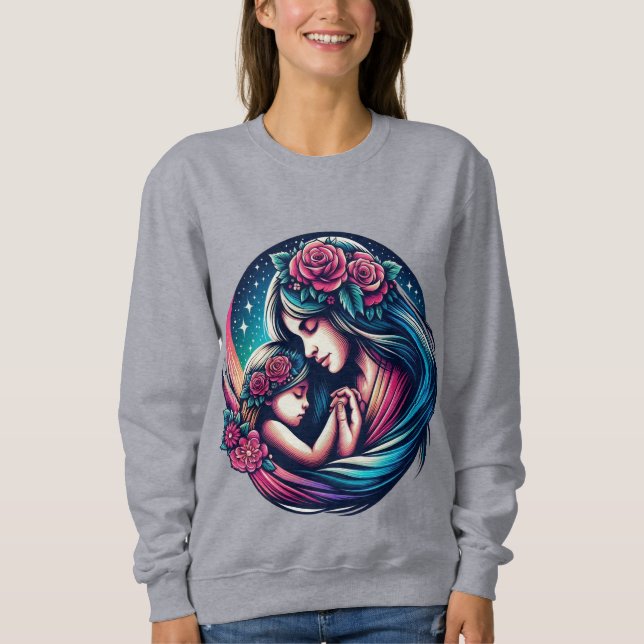 Sudadera Día de la madre suave y reconfortante (Anverso)