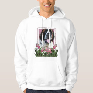 Sudadera Día de la Madre - tulipanes rosados - St Bernard 