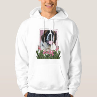 Sudadera Día de la Madre - tulipanes rosados - St Bernard -