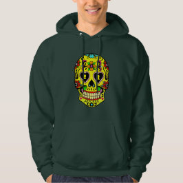 Sudadera Día de la muerte de la Hoodie de Azúcar Amarillo