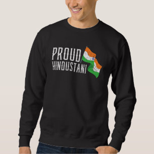 Sudadera Día de la República de la India Bandera Hindú Indi