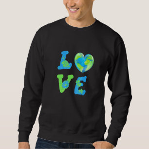 Sudadera Día de la Tierra Amor Planeta Naturaleza Concienci