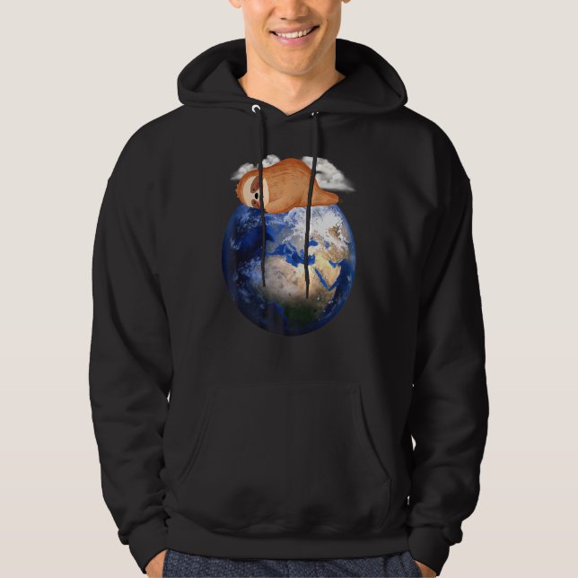 Sudadera Día de la Tierra de la Madre Tierra para el Medio  (Anverso)