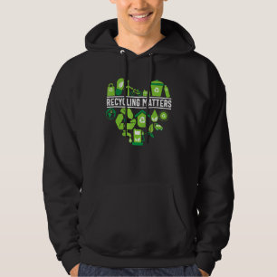 Sudadera Día de la Tierra del Reciclaje importa