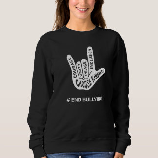 Sudadera Día de la Unidad 2022, Rótulo de amor anti bullyin