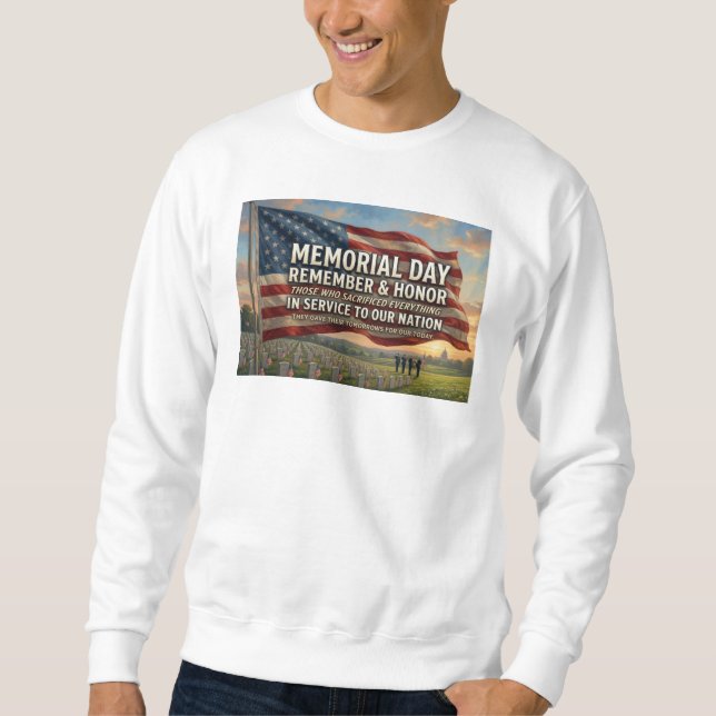 Sudadera Día de los Caídos   (Anverso)