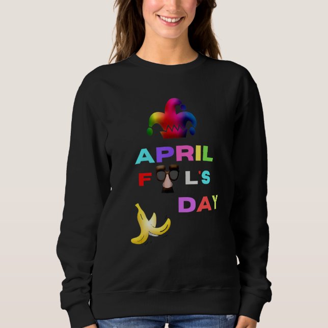 Sudadera Día de los Inocentes Pranks 1 de abril Chistes niñ (Anverso)
