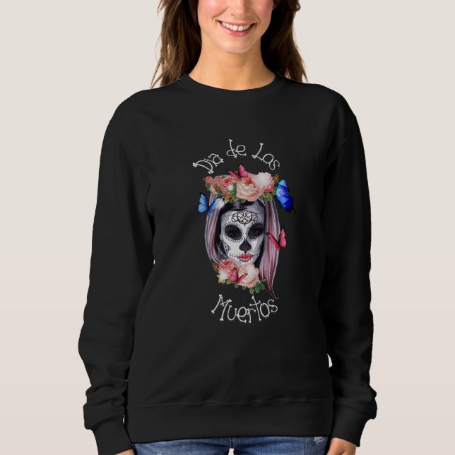 Sudadera Dia de los Muertos - Calavera de caramelo de azúca (Anverso)