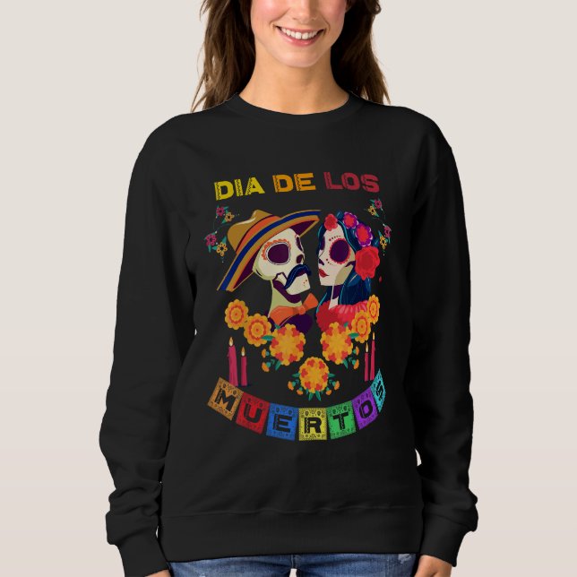 Sudadera Día de los Muertos Calavera Mexicana (Anverso)