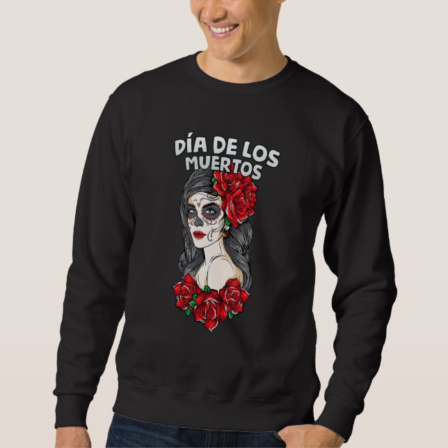 Sudadera Dia De Los Muertos Camiseta Day Of The Dead Queen  (Anverso)