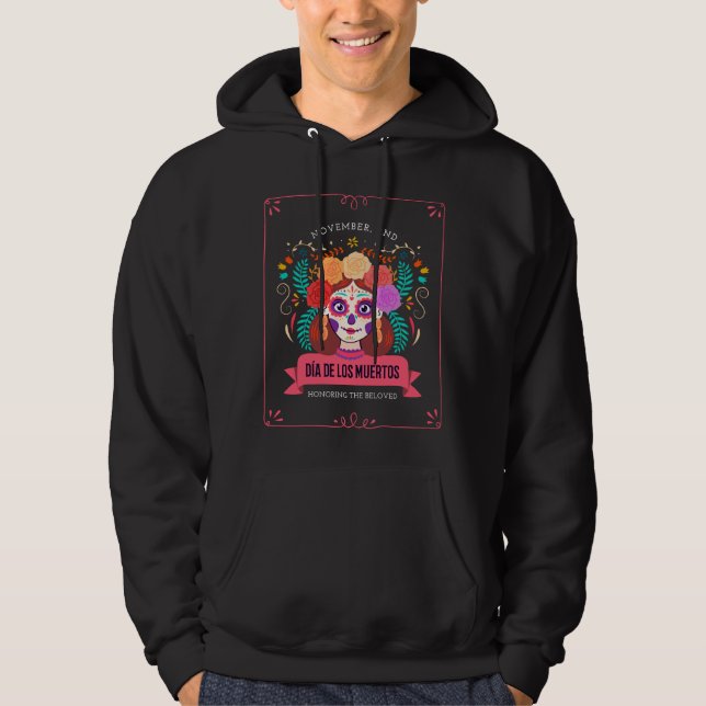 Sudadera Día de los muertos día de los muertos (Anverso)