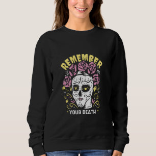 Sudadera Día De Los Muertos Día De Los Muertos Calavera Azú