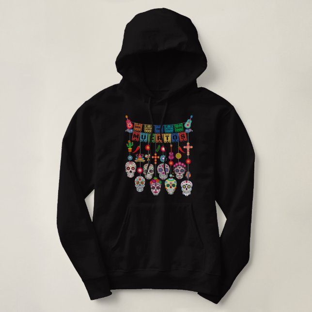 Sudadera Dia De Los Muertos Funny Day of the dead Hanging s (Diseño del anverso)