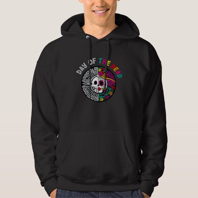 Sudadera Dia De Los Muertos Sugar Skull Halloween Day Of Th (Anverso)