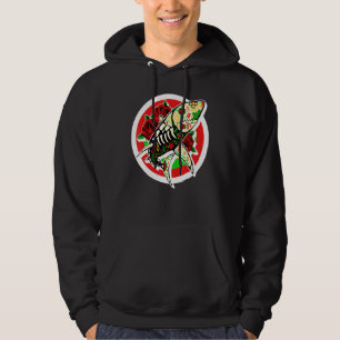 Sudadera Día De Los Muertos Tiburón Azúcar Calavera Floral