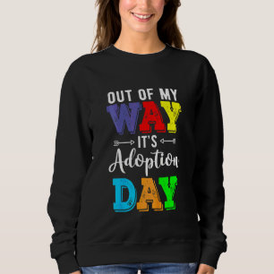 Sudadera Día de los niños padres adoptivos adopción de niño