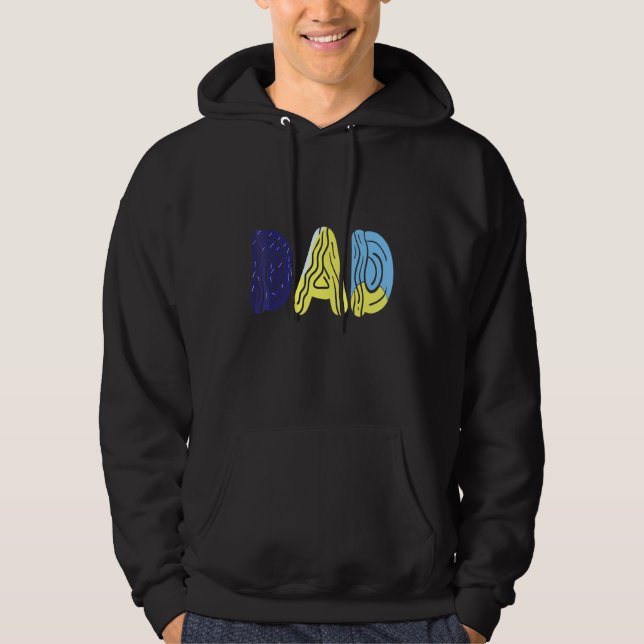Sudadera Día de los Padres Ama Bluey-Dad-Mamá (Anverso)