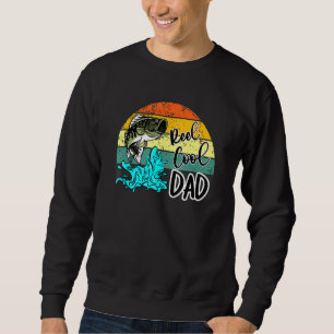 Sudadera Día De Los Padres De La Pesca De Vestido Retro