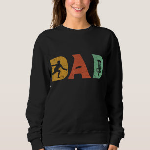 Sudadera Dia de los Padres de Papá Retro en el disco divert