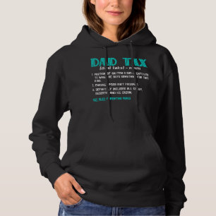 Sudadera Día de los Padres por la definición de impuestos p
