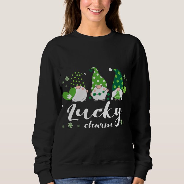 Sudadera Día de los Patrocinadores, gnomos verdes, dicho gr (Anverso)