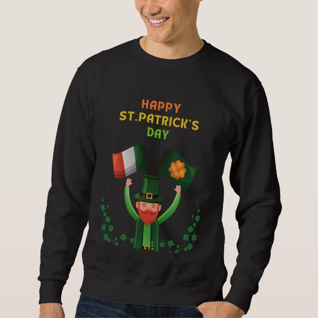 Sudadera Día de los Patrocinadores Irlandés - Lucky Irish S (Anverso)
