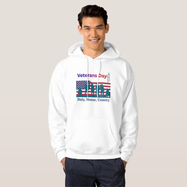 Sudadera Día de los Veteranos (Anverso completo)