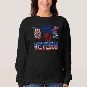 Sudadera Día de los Veteranos Agradecimiento Respeto Honor
