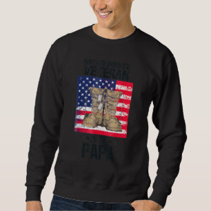 Sudadera Día de los Veteranos del Padre Mi Veterano Favorit