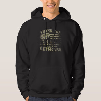 Sudadera Día de los Veteranos Gracias Veteranos Orgullos