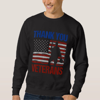 Sudadera Día de los Veteranos Gracias Veteranos Por Mujeres