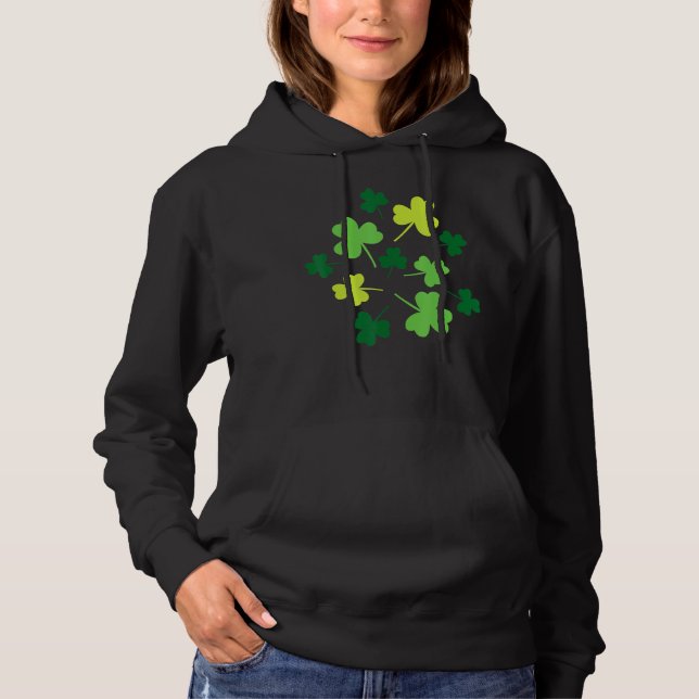 Sudadera Día de Lucky Shamrock St Patricks (Anverso)