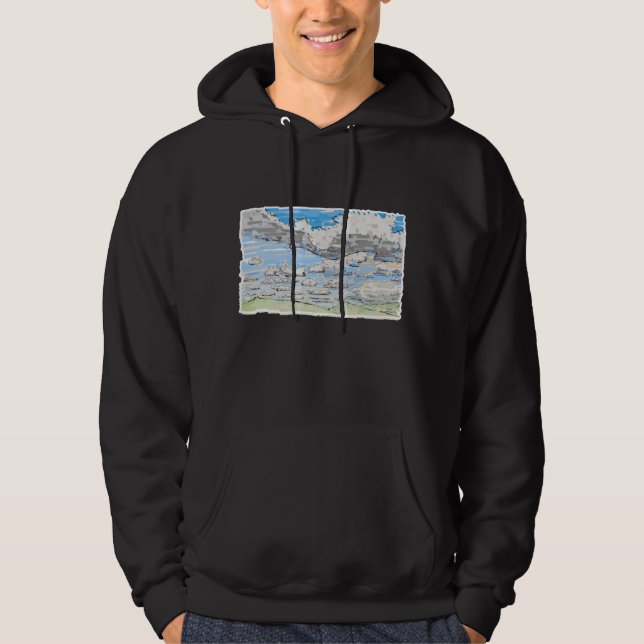 Sudadera Día de nubes (Anverso)
