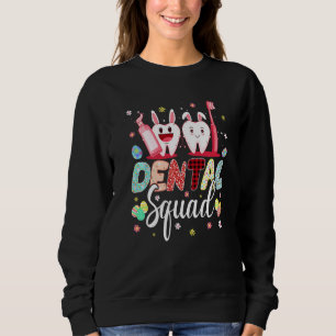 Sudadera Día de Pascua Escuadrón Dental Diente Dentista Fel