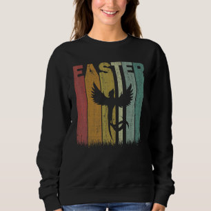Sudadera Día de Pascua Quetzal Retro Gráfica Gracioso Costo