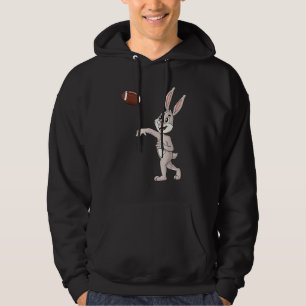 Sudadera Día de Pascua Rabbit Football Quarterback Grunny B