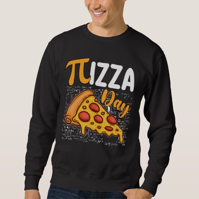 Sudadera Día de Pizza Pi Amantes de la Matemática Matemátic (Anverso)