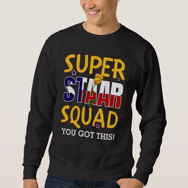 Sudadera Día de prueba de profesores de Super Staar Squad (Anverso)