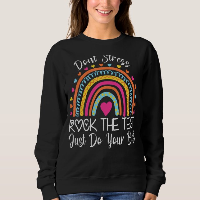 Sudadera Día de prueba del profesor Rock El día de prueba d (Anverso)